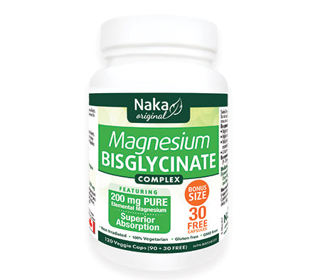 Magnesium Bisglycinate - 120 or 260 vcaps